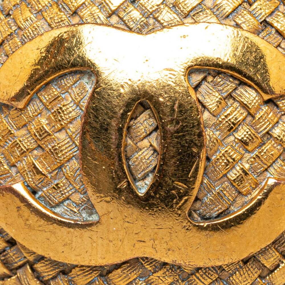 Chanel Cc Logo Clip-On Earrings Gold- #228776C70B - Picture 3 of 6